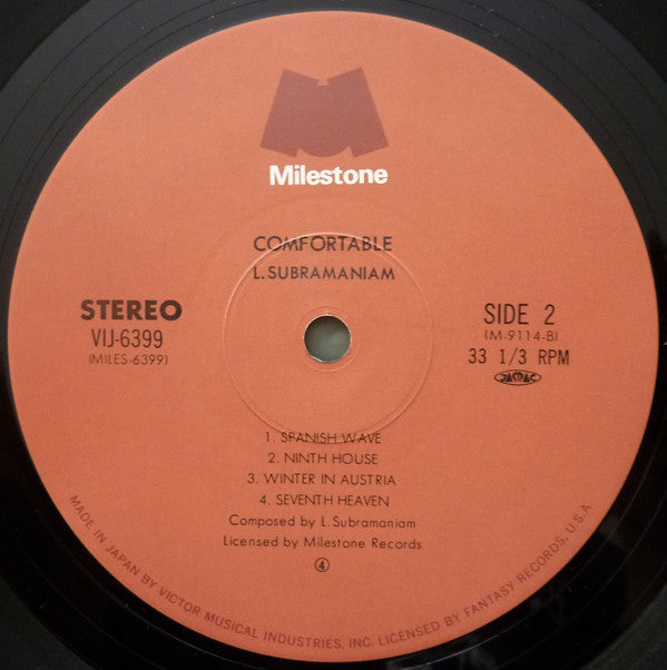L. Subramaniam : Comfortable (LP, Album)