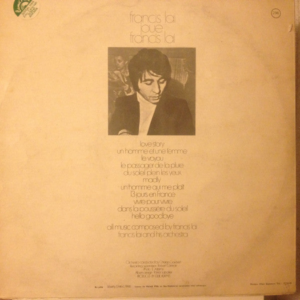 Francis Lai : Francis Lai Joue Francis Lai (LP, Comp)