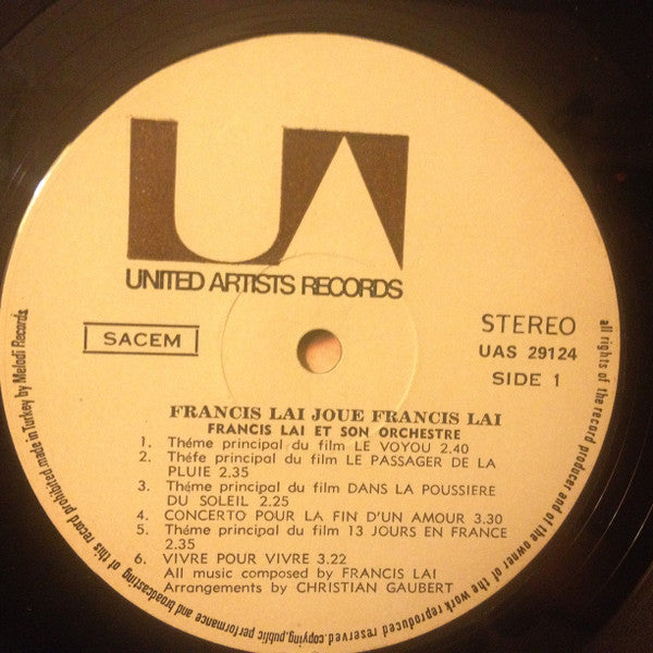 Francis Lai : Francis Lai Joue Francis Lai (LP, Comp)