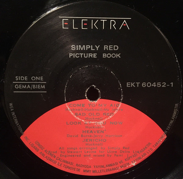 Simply Red : Picture Book (LP, Album)