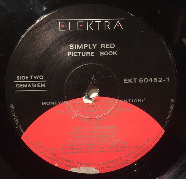 Simply Red : Picture Book (LP, Album)