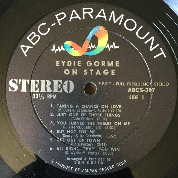 Eydie Gormé : On Stage (LP, Album)