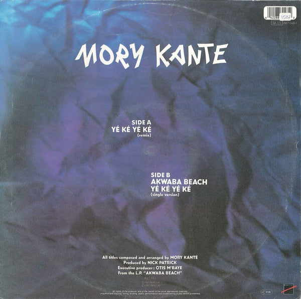 Mory Kante* : Yé Ké Yé Ké (12", Maxi)