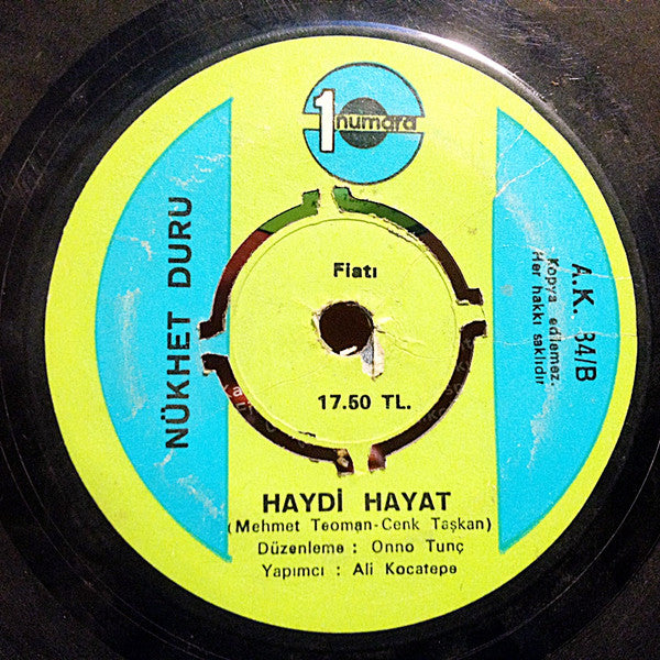 Nükhet Duru : Cambaz / Haydi Hayat (7", Single)
