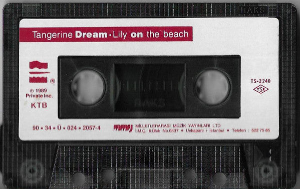 Tangerine Dream : Lily On The Beach (Cass, Album)