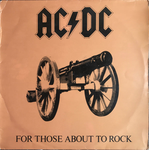AC/DC : For Those About To Rock (We Salute You) (LP, Album)