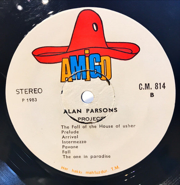 The Alan Parsons Project : Tales Of Mystery And Imagination (LP, Album, RE)