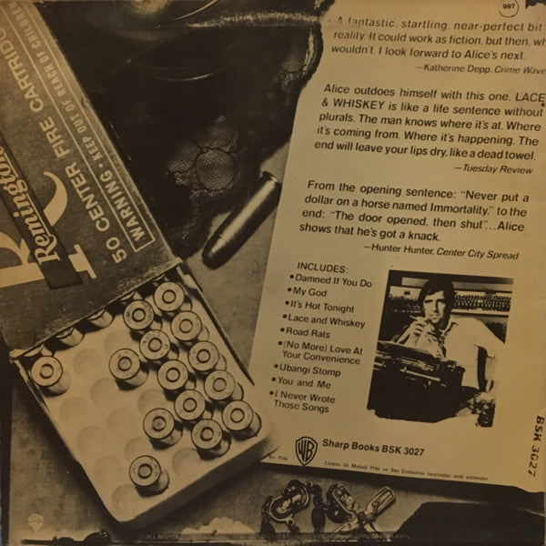 Alice Cooper (2) : Lace And Whiskey (LP, Album)