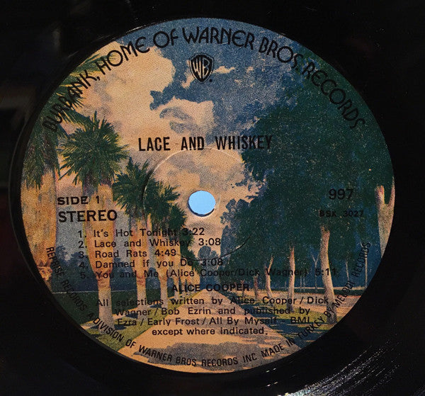 Alice Cooper (2) : Lace And Whiskey (LP, Album)