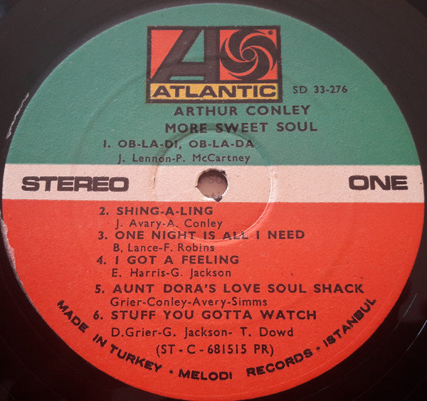 Arthur Conley : More Sweet Soul (LP, Album)