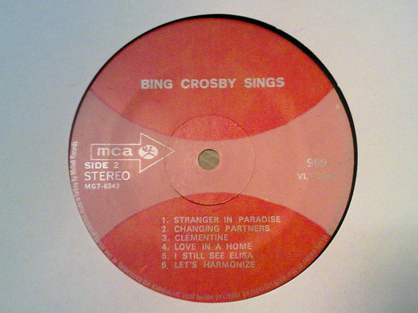 Bing Crosby : Bing Crosby Sings (LP, Comp)