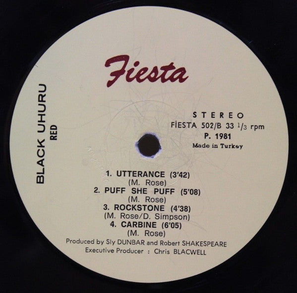Black Uhuru : Red (LP, Album)