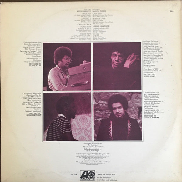 Chick Corea / Herbie Hancock / Keith Jarrett / McCoy Tyner : Chick Corea, Herbie Hancock, Keith Jarrett, McCoy Tyner (LP, Comp)