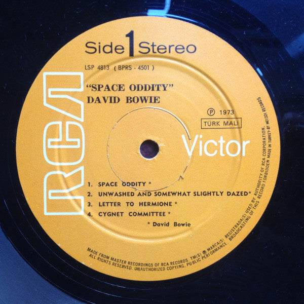 David Bowie : Space Oddity (LP, Album, RE)