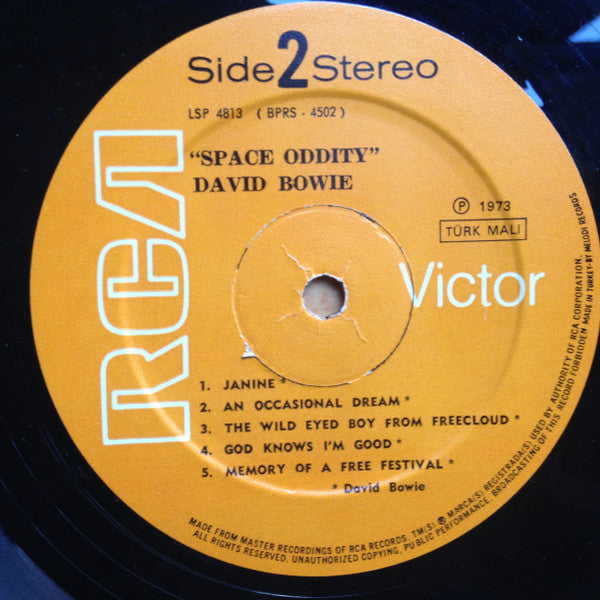 David Bowie : Space Oddity (LP, Album, RE)