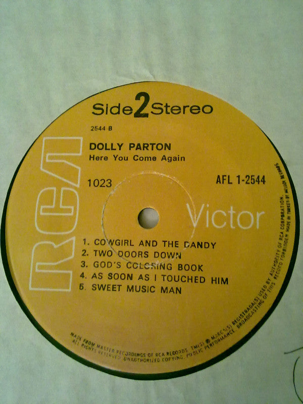 Dolly Parton : Here You Come Again (LP, Album)