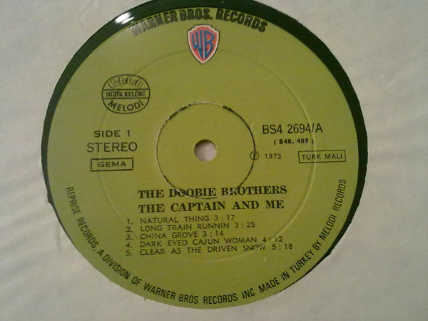 The Doobie Brothers : The Captain And Me (LP, Album, Club)