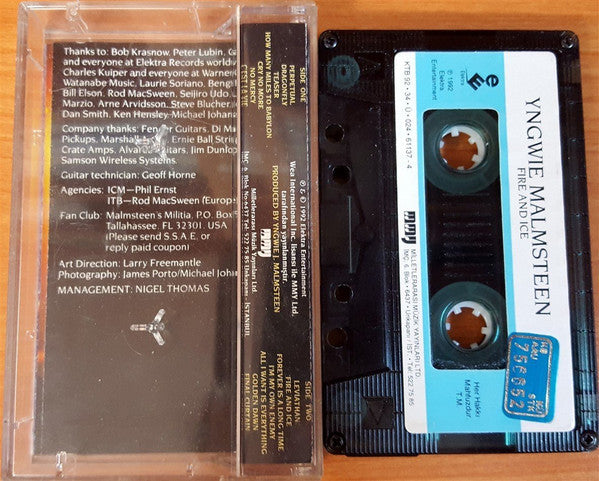 Yngwie Malmsteen : Fire & Ice (Cass, Album)