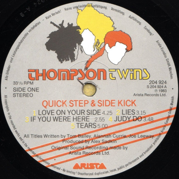 Thompson Twins : Quick Step & Side Kick (LP, Album)