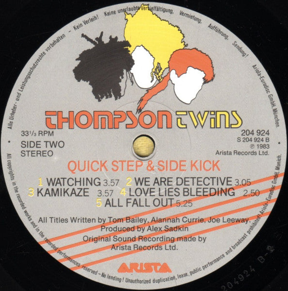 Thompson Twins : Quick Step & Side Kick (LP, Album)