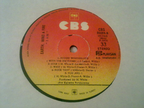 Earth, Wind & Fire : I Am (LP, Album)