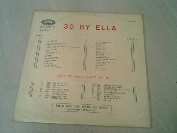 Ella Fitzgerald : 30 By Ella (LP, Album)