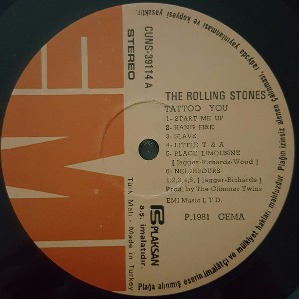 The Rolling Stones : Tattoo You (LP, Album)