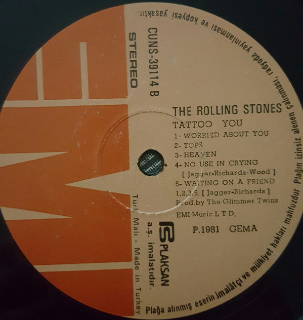 The Rolling Stones : Tattoo You (LP, Album)