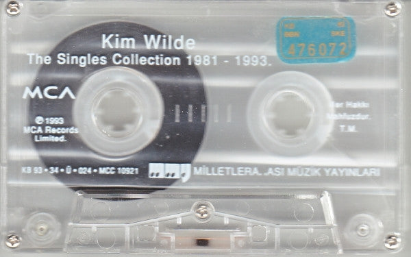 Kim Wilde : The Singles Collection 1981 - 1993 (Cass, Comp)