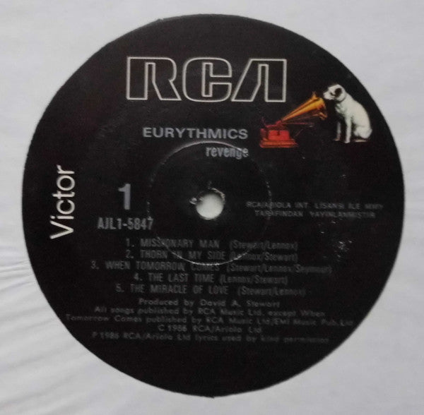 Eurythmics : Revenge (LP, Album)