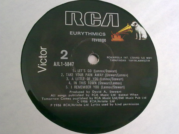 Eurythmics : Revenge (LP, Album)