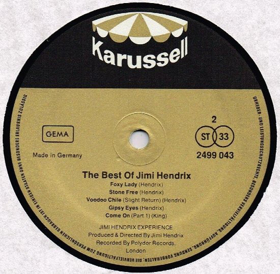 Jimi Hendrix : The Best Of Jimi Hendrix (LP, Comp)