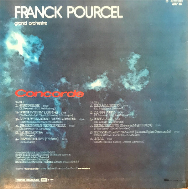Franck Pourcel Et Son Grand Orchestre : Concorde (LP, Album)