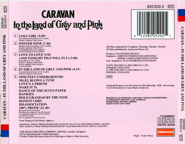 Caravan : In The Land Of Grey And Pink (CD, Album, RE, RM, EDC)