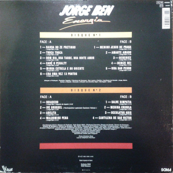 Jorge Ben : Energia (2xLP, Comp)