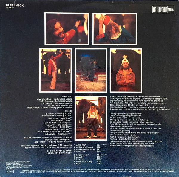 Nektar : Down To Earth (LP, Album, Quad)