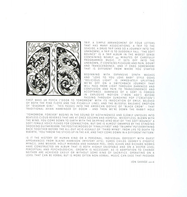 Beyond The Wizards Sleeve : The Soft Bounce (LP, Album, Cle)