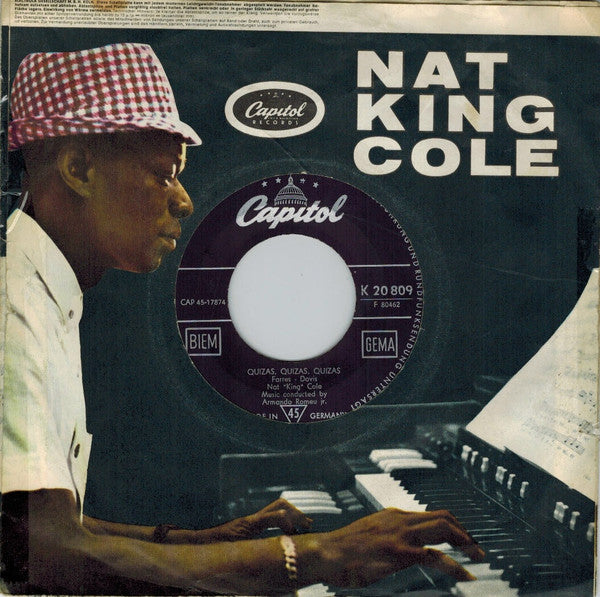 Nat King Cole : Mucho Mucho / Quizas, Quizas, Quizas (7", Single)
