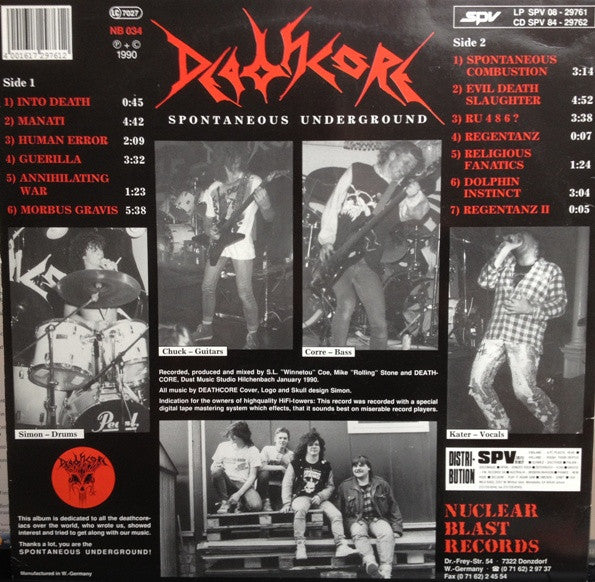 Deathcore : Spontaneous Underground (LP, Album)