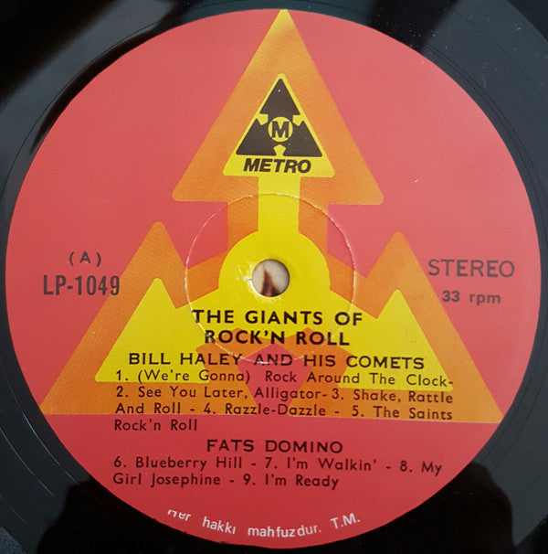 Various : The Giants Of Rock'n Roll - Super 4 (LP, Comp)