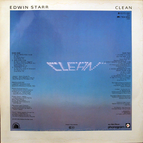 Edwin Starr : Clean (LP, Album)
