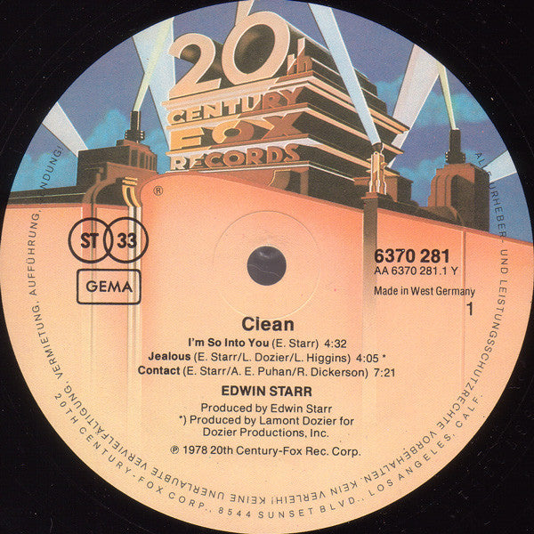 Edwin Starr : Clean (LP, Album)