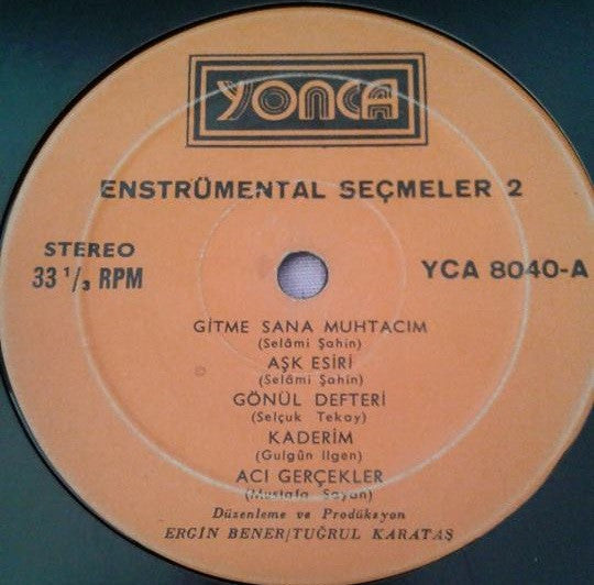 Various : Enstrümental Seçmeler 2 (LP, Album)