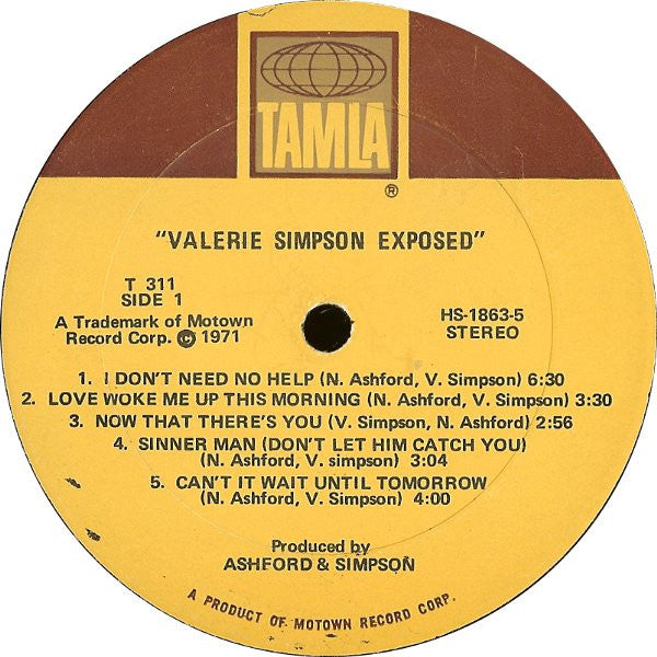 Valerie Simpson : Exposed (LP, Album)