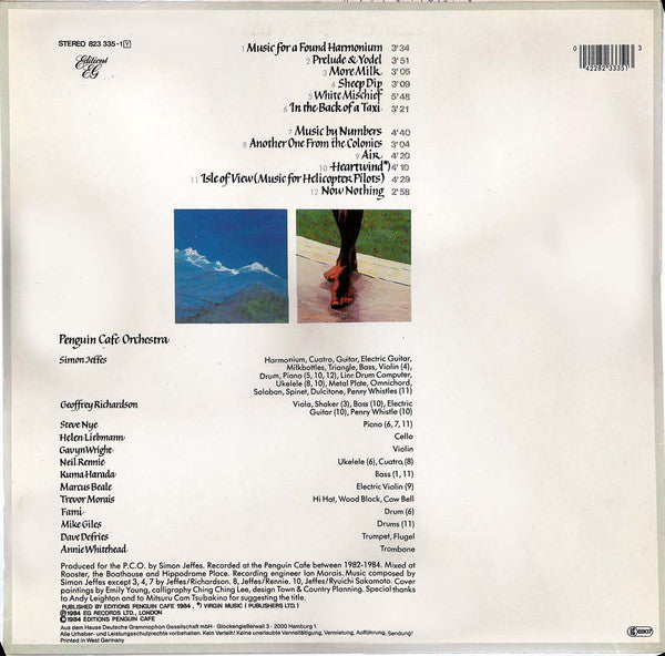 Penguin Cafe Orchestra : Broadcasting From Home (LP, Album)