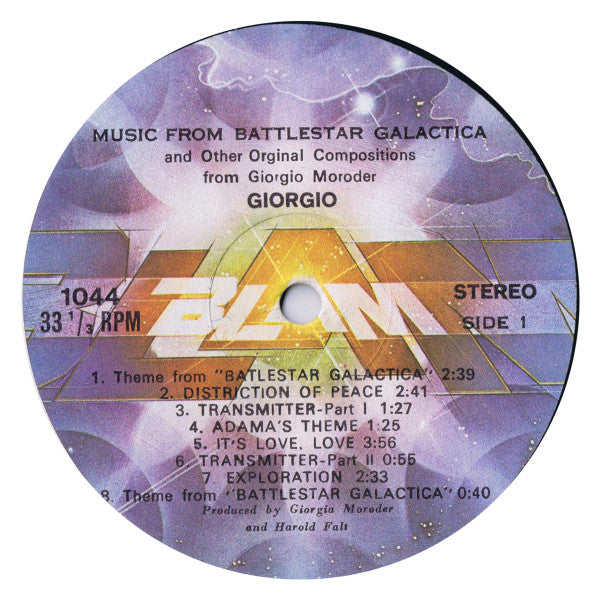 Giorgio Moroder : Music From "Battlestar Galactica" And Other Original Compositions (LP, Album, P/Mixed)