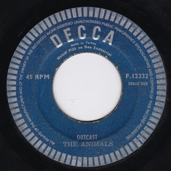 The Animals : Inside-Looking Out / Outcast (7", S/Edition)