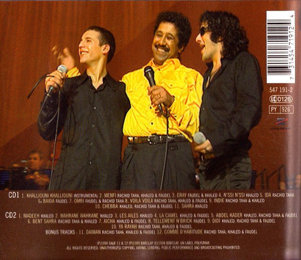 Rachid Taha ⧫ Khaled ⧫ Faudel : 1, 2, 3 Soleils (2xCD, Album, RE)