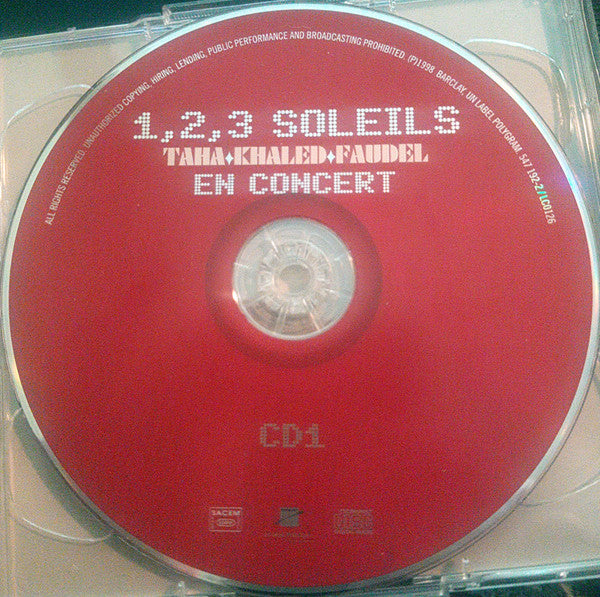 Rachid Taha ⧫ Khaled ⧫ Faudel : 1, 2, 3 Soleils (2xCD, Album, RE)