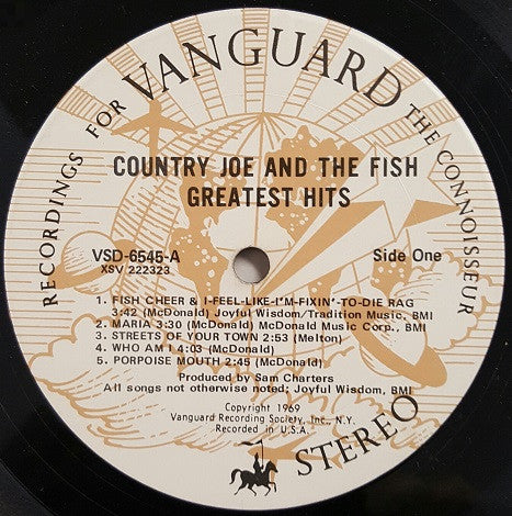 Country Joe And The Fish : Greatest Hits (LP, Comp, Ter)